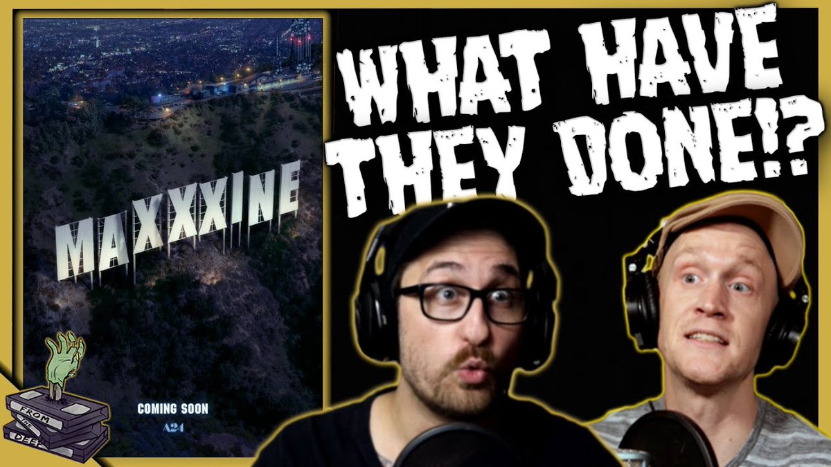 FromTheDeepShow's tweet photo. Today we are watching the trailer for the 2024 film #Maxxxine from #A24 &amp; Director #TiWest!! #X and #Pearl are #horror movies that we are both a big fans of so this was a really fun reaction to make!
https://t.co/T6BxO1QBSx https://t.co/tOdjIXbZv4