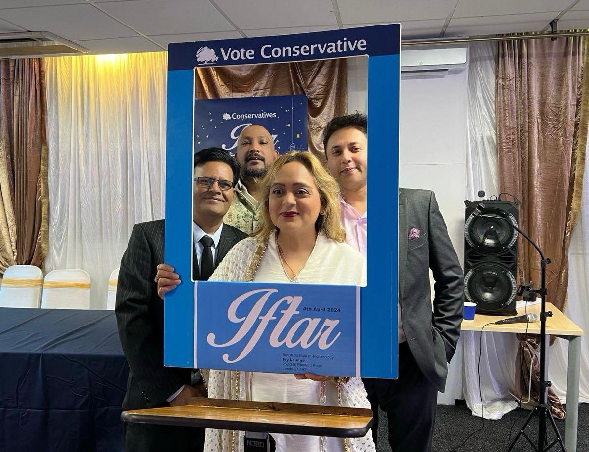 Thank you to everyone who attended East London Conservatives Ramadan Iftar dinner  @Newhamcons at The Ivy Lounge. Thank you to @KeithPrinceAM and @FreddieDowning_ for speaking about the importance of us all coming together to win London back for a safer, more unified London.