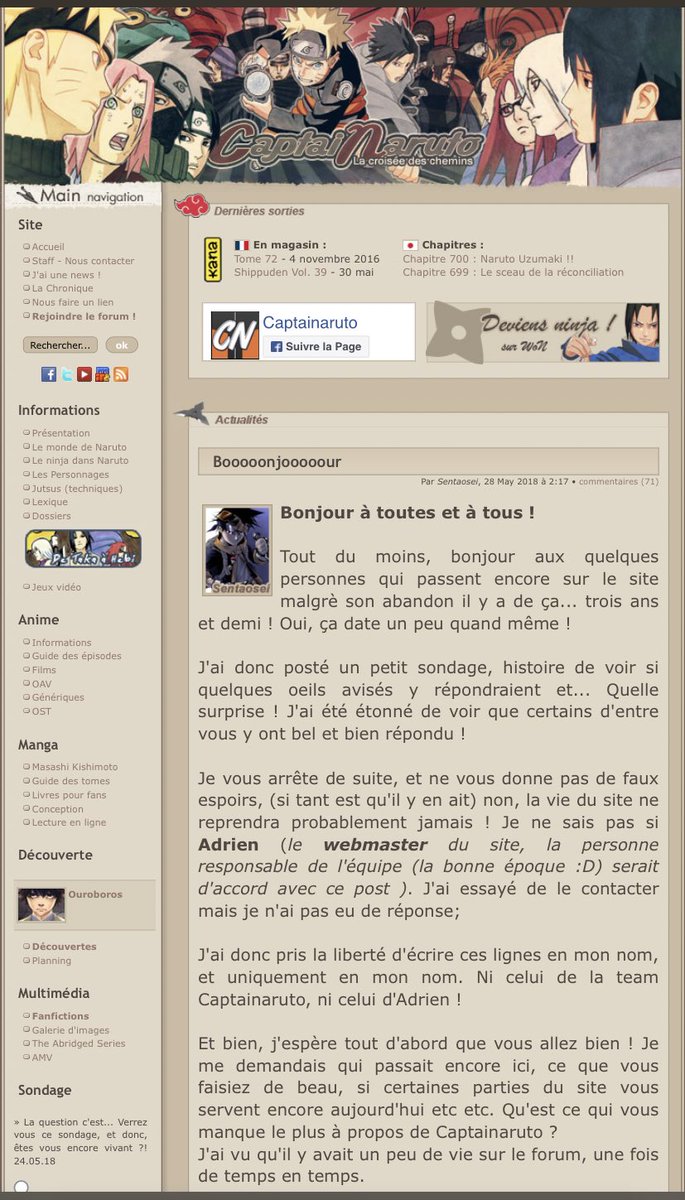 madara931_'s tweet image. Si tu regardais les SCAN Naruto ici c’est que t’a eu une très bonne enfance