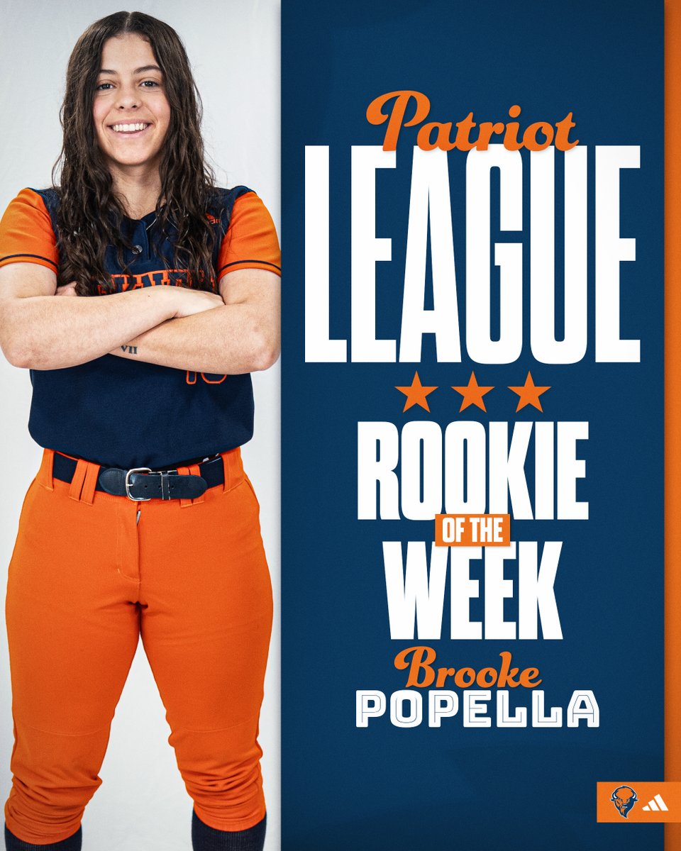 Brooke it!

Popella captures her second PL Rookie of the Week award to become the first Bison since Zoie Smith in 2021 to accomplish the feat! Popella hit a blistering .625 against Lehigh's potent pitching staff!

#rayBucknell | #Team46 | #PuttingThePopInPopella