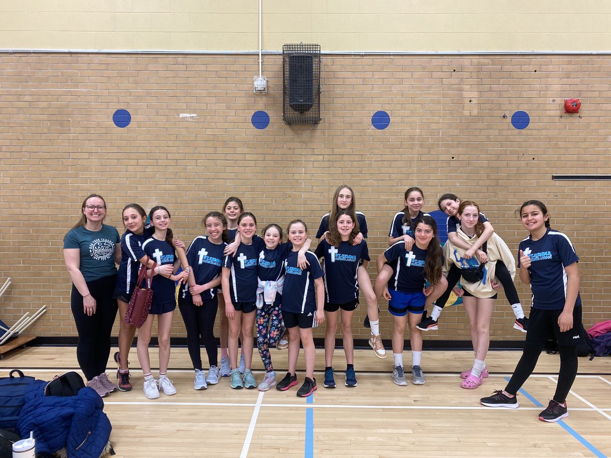 Had a terrific day at @AssumptionOCSB for the basketball tournament. The grade 5&6 girls @StGemmaOCSB showed played well and had awesome teamwork!