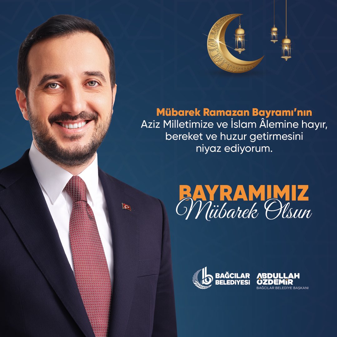 abdullahozdemir's tweet photo. Mübarek Ramazan Bayramı’nın Aziz Milletimize ve İslam Âlemine hayır, bereket ve huzur getirmesini niyaz ediyorum.

Ramazan Bayramımız mübarek olsun. https://t.co/i34l4jRoZI
