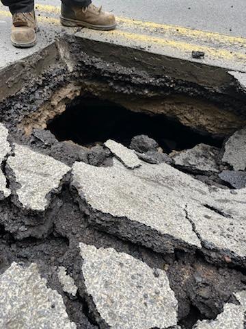 TRAFFIC ALERT: S.E. Woodard Road between the Historic Columbia River Highway and N.E. Seidl Road is closed due to a sinkhole in the road. Maintenance crews are currently working on repairs to the road. The road is expected to reopen tomorrow evening.