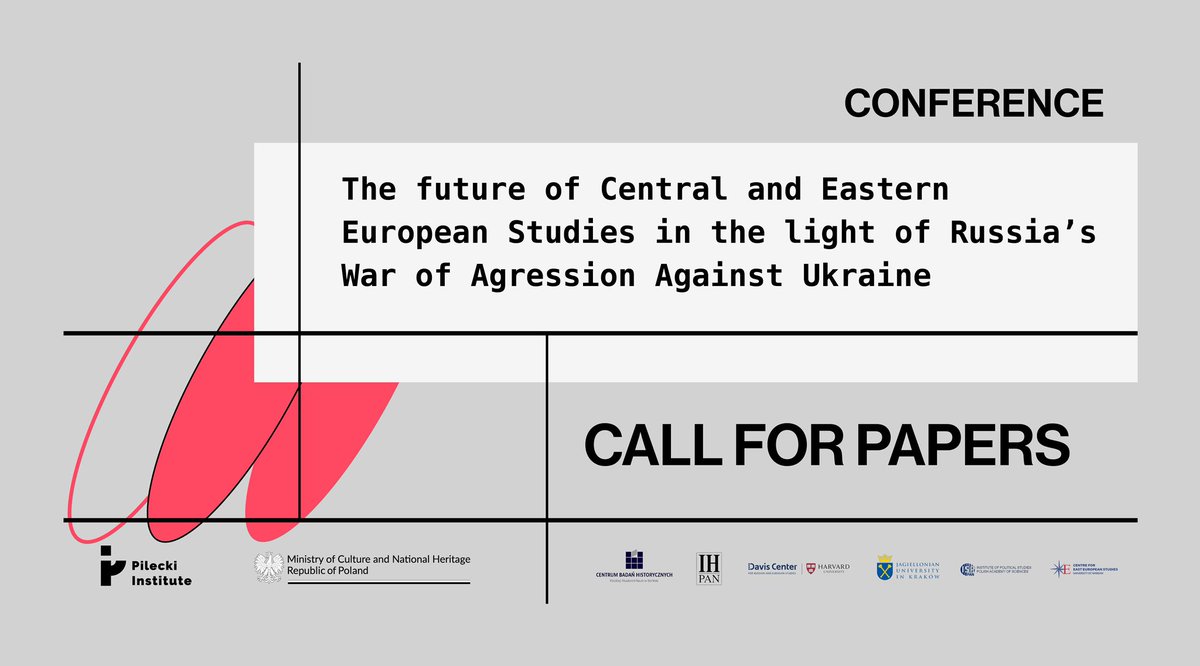 🚩 Submit for our fall conference: The Future of Central and East European Studies. The deadline to apply is April 30. 17–19 October 2024 82 Sienna Street, Warsaw Submission form for the panelists: ☑️ docs.google.com/forms/d/e/1FAI… Details: ☑️ instytutpileckiego.pl/en/badania/fal…