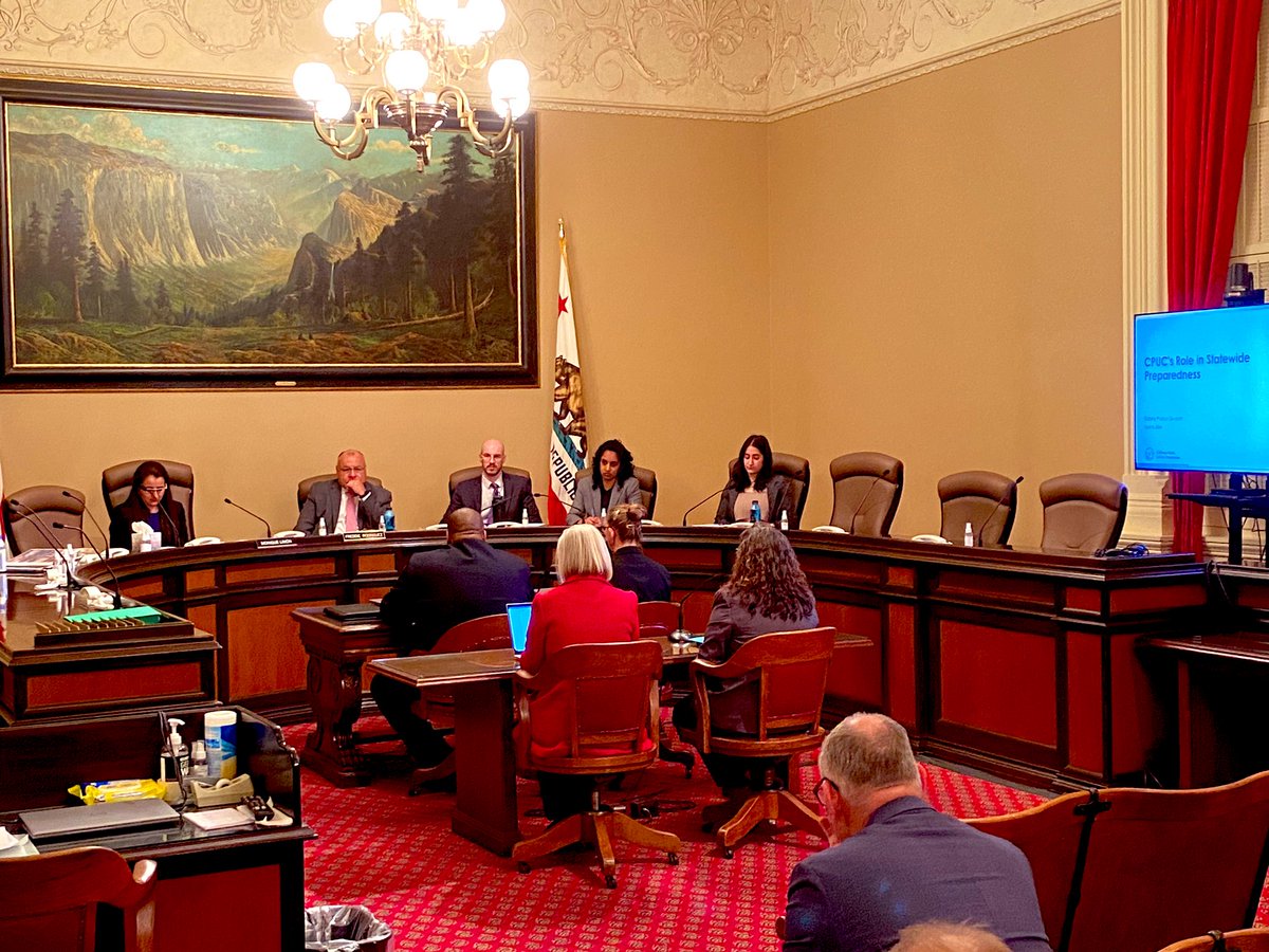Yesterday Fire Chief Damon Covington and Emergency Management Services Division Manager Jessica Feil traveled to the State Capitol where Chief Covington presented at a hearing on Critical Lifeline Disruptions and the local steps we take to prepare for extreme incidents.