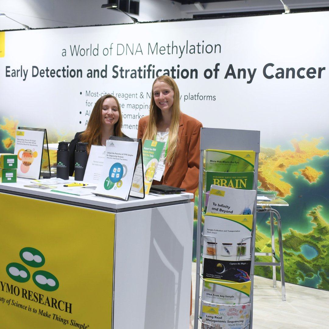 We're at #AACR24! Visit booth 3927 & explore our highly-cited reagents, library prep technologies, & comprehensive end-to-end services. Join our poster presentation this afternoon on DNA Methylation Biomarkers for Early Bladder Cancer Detection and Treatment Response Monitoring.