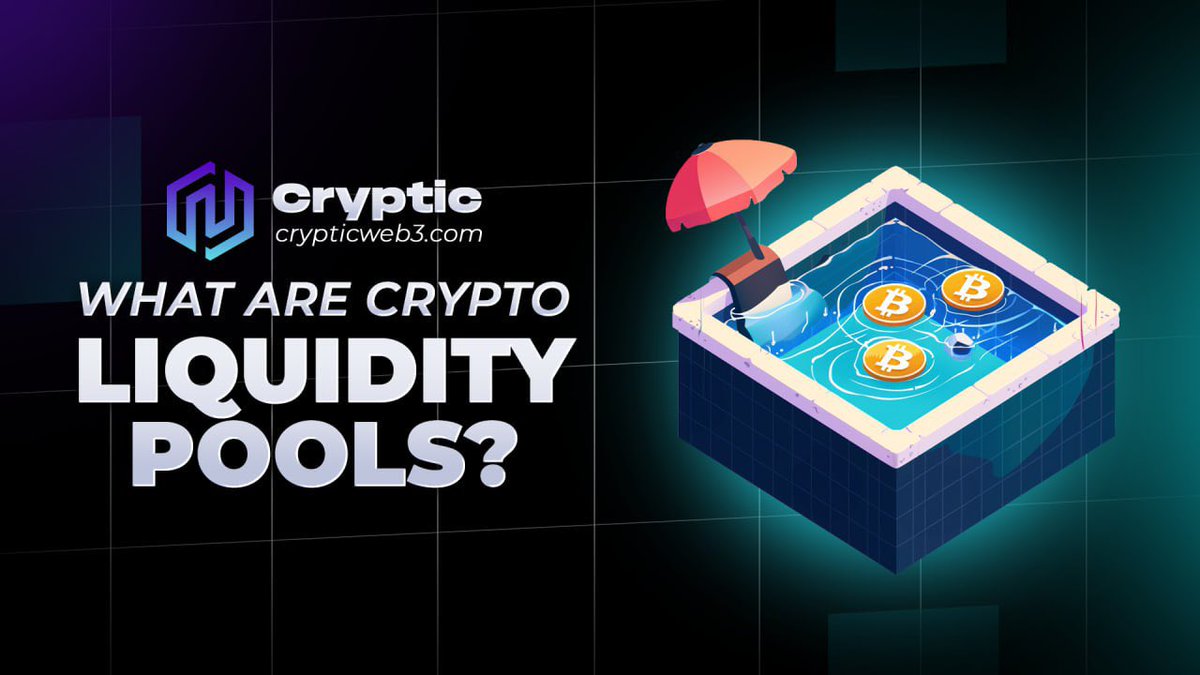 Understanding Crypto Liquidity Pools: A Comprehensive Guide

Dive into the mechanics and benefits of crypto liquidity pools and how they shape the decentralized finance landscape.

Learn more here: blog.crypticweb3.com/what-are-crypt…

#CryptoLiquidity #DeFi #CryptoEducation #CrypticWeb3