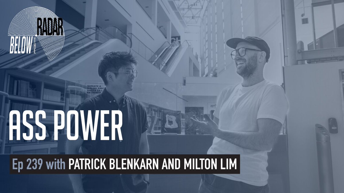 🫏 Ass (*donkey) power! 🫏 This week on Below the Radar, we’re joined by Patrick Blenkarn and Milton Lim, co-creators of the participatory videogame performance asses.masses. We talk about the show’s development and videogames as performance! Tune in: bit.ly/3U90Pce