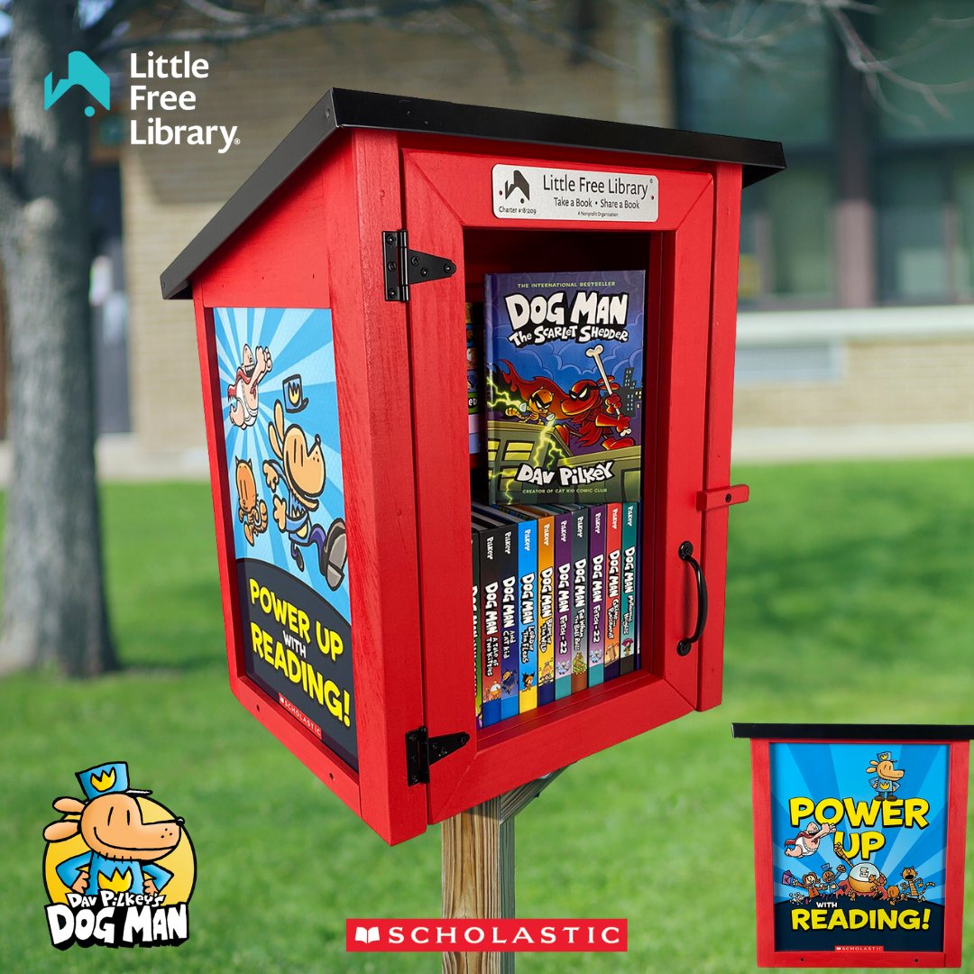 Ending soon! Thanks to our partners at @Scholastic, 1,200 lucky LFL fans in the U.S. & CDA will win a copy of DOG MAN #12: THE SCARLET SHEDDER by Dav Pilkey. Follow Dog Man’s struggle to save citizens from a new villain with an army of A.I. robots. lflib.org/books