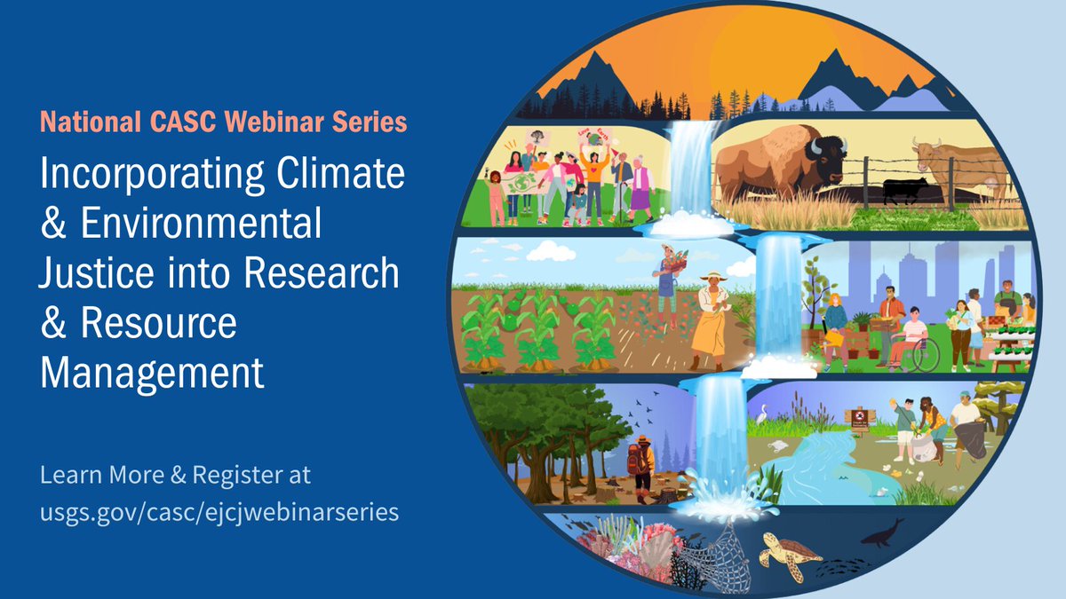 #ICYMI our Climate & Environmental Justice webinar series is underway and the next webinar is this Thursday at 3pm ET! You can learn more about the series and register to join here: ow.ly/46Vl50R9kuT