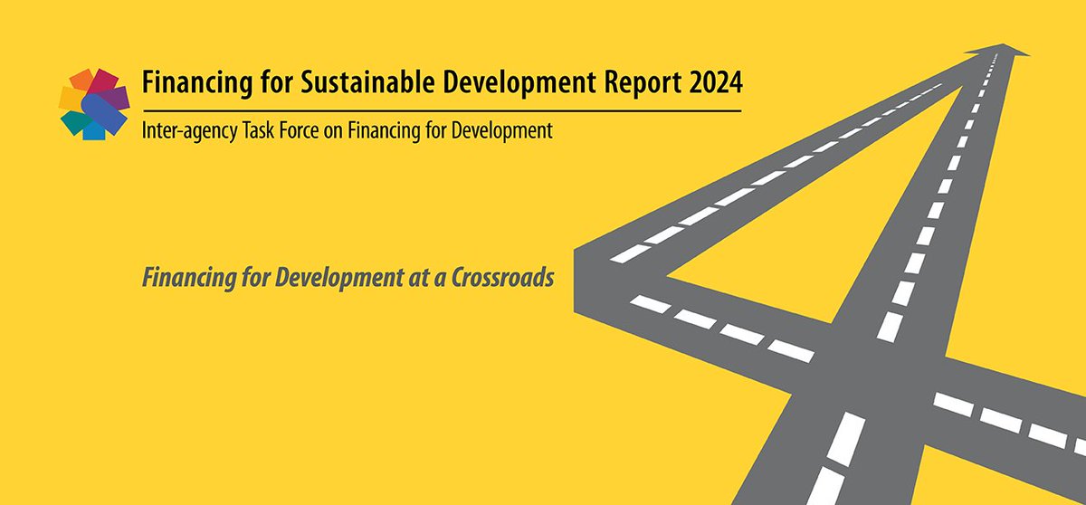 The 2024 Financing for Sustainable Development Report has been launched. The report highlights that financing challenges are at the heart of the world sustainable development crisis, jeopardizing implementation of the SDGs and climate action. #GlobalGoals #FinancingOurFuture