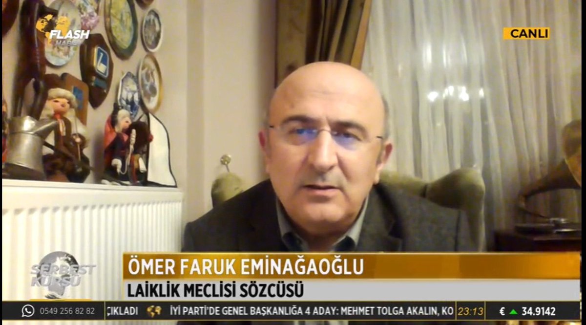 Laiklik Meclisi Sözcülerinden Hukukçu Ömer Faruk Eminağaoğlu, Flash Haber’de İzleme Merkezimiz tarafından yayımlanan Mart ayı Laiklik İhlalleri Raporu hakkında değerlendirmelerde bulundu. Yayını izlemek için 👇👇👇 m.youtube.com/watch?v=jdqUkV… @flashhabertvcom