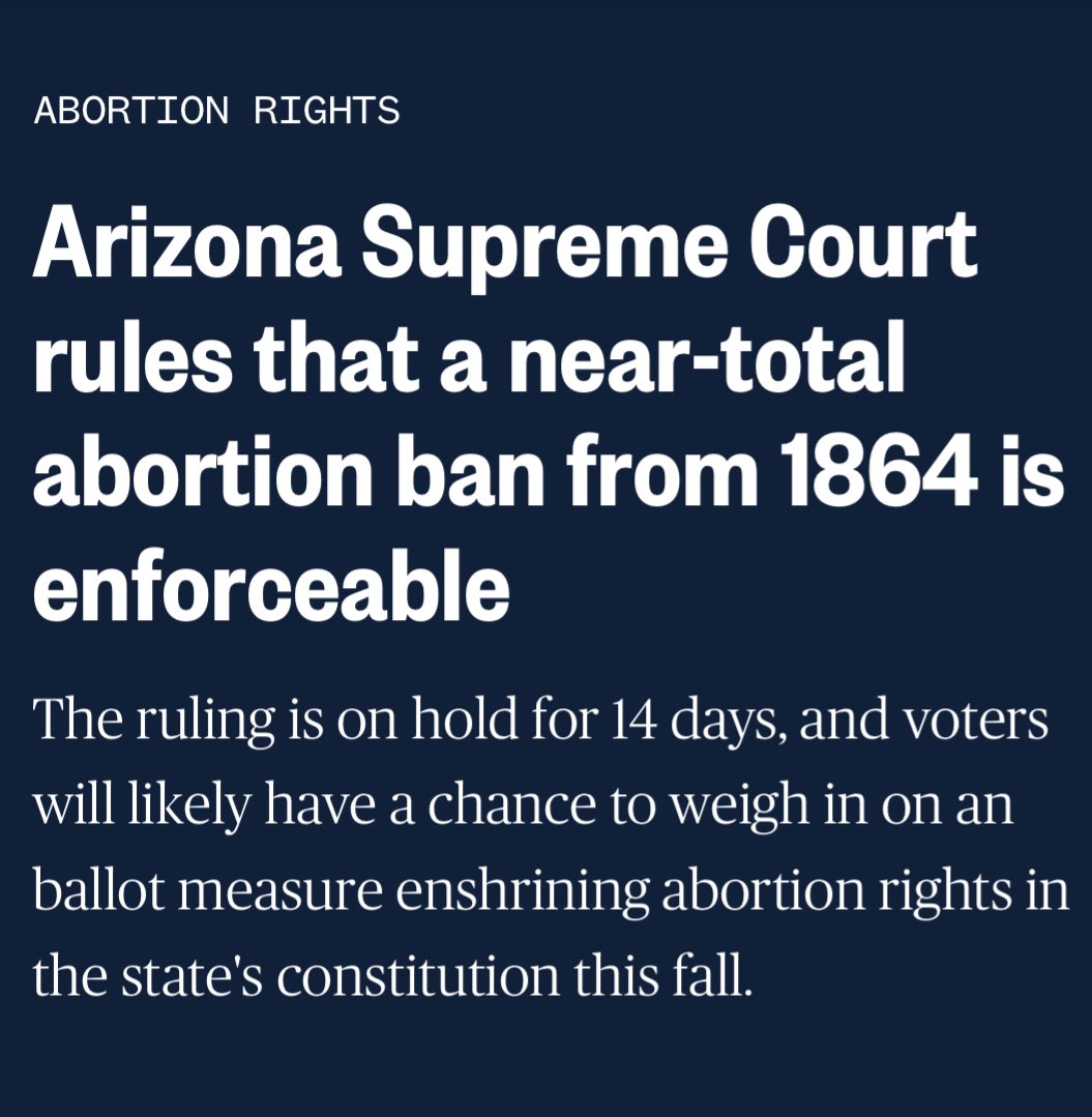 Make no mistake: Donald Trump opened the door for state abortion bans like Arizona’s to sweep the country.