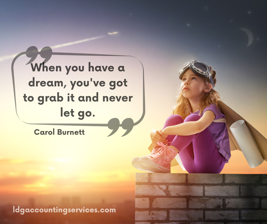 We are so proud to help small business owners reach their dreams and exceed their goals. At LDG Accounting, we are here to help. bit.ly/3vJOKuO #LDGAccounting #smallbusiness #inspiration #help #dreams #goals #accounting