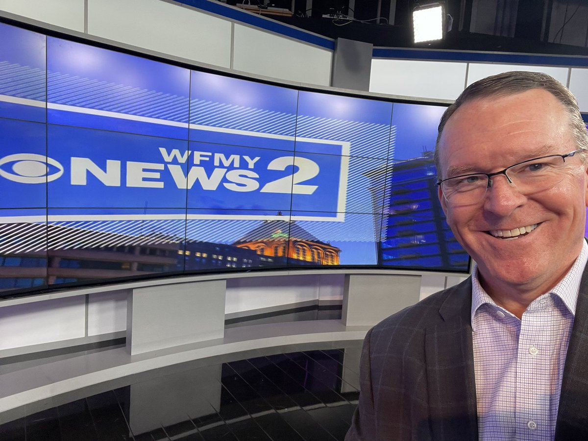 Dropped by @WFMY today to visit with @EricChilton on 75 Years of News2, #HeyWoody and memories of a place that is still so special to our family.