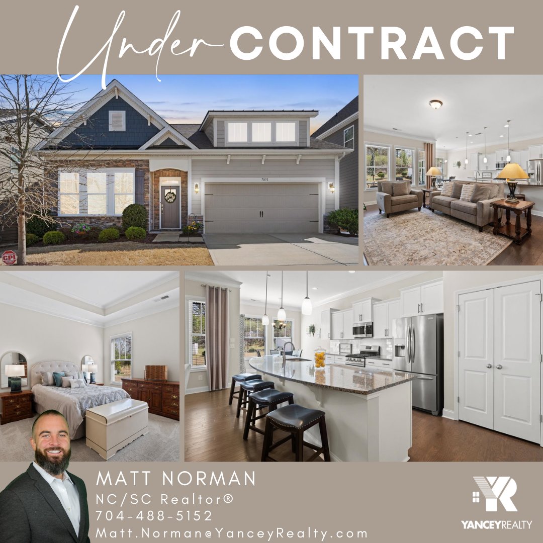 Matt has some happy sellers! Congratulations everyone on accepting an offer on this stunning SC ranch!

#undercontract #offeraccepted #yanceyrealty #ncrealtor #screaltor #listingagent #wanttomove #makememove #happsellers #congrats #congratulations