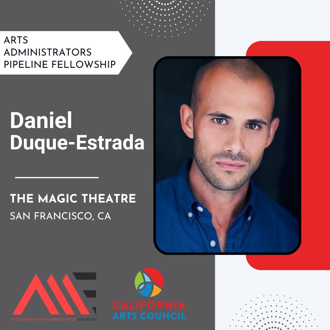 Meet the fellows participating in our Arts Administrators Pipeline Fellowship! Up first is Daniel Duque-Estrada who is matched with the Magic Theatre in San Francisco, CA. #artsadministration