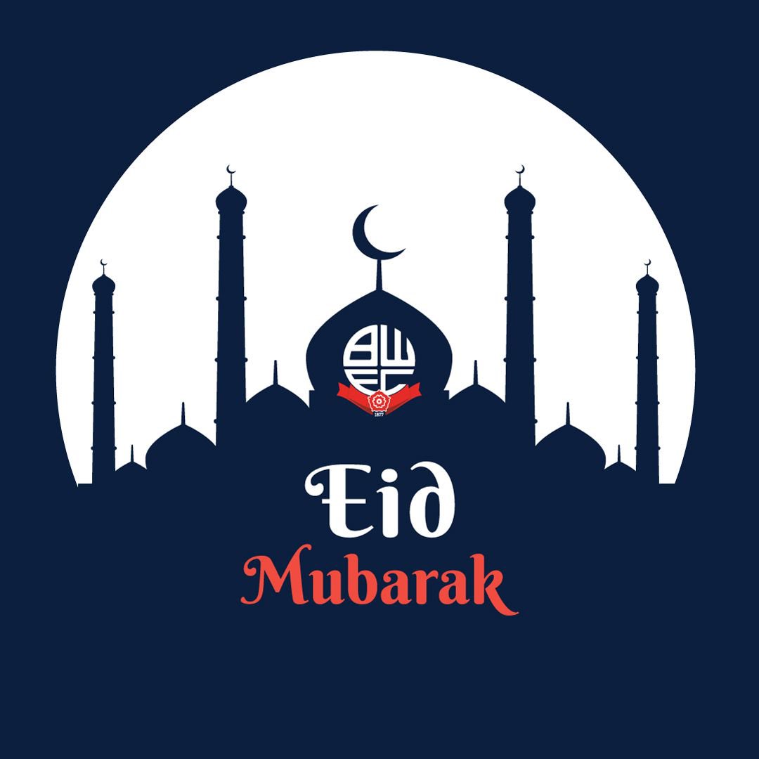 Happy Eid to all Wanderers fans celebrating around the world 🌙 #bwfc