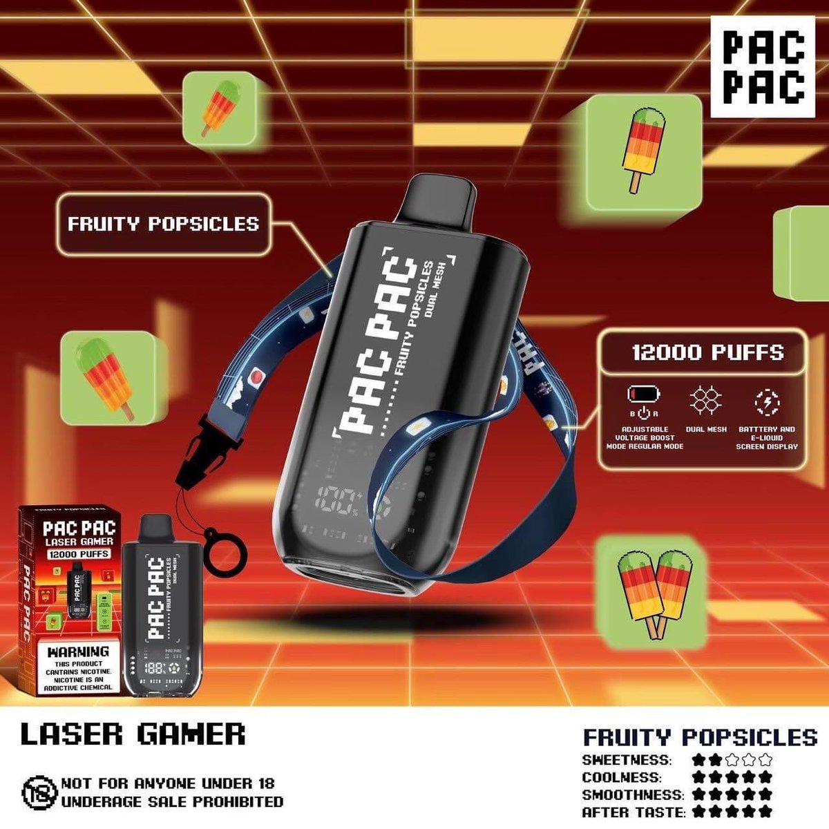 with_it_store's tweet photo. มาแล้วของใหม่‼️ Pacpac ใช้แล้วทิ้งเข้าแล้วว 
“ ครบทุกกลิ่นน “ 👈🏻

🙆🏻‍♀️ โปรโมชั่น 300 บาท ✨

🙌🏻 สนใจทักแอดมินเล้ยย

#pacpac #แพคแพคเลเวล1 #แพคแพคดิวะ #pacpac12000puffs #ใช้แล้วทิ้ง https://t.co/1EwKDtxypL
