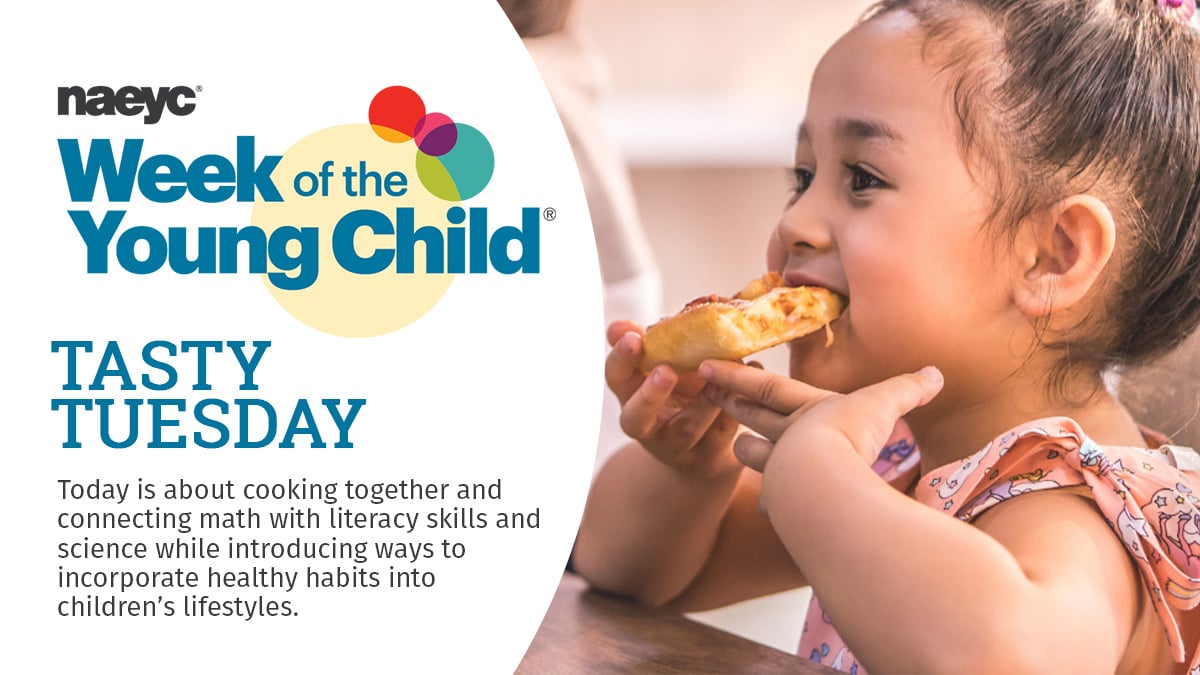 Happy Tasty Tuesday! 🧑‍🍳 Check out these at-home or classroom cooking tips that make cooking with little ones easy and fun. #WOYC24 ➡️ naeyc.org/resources/blog…