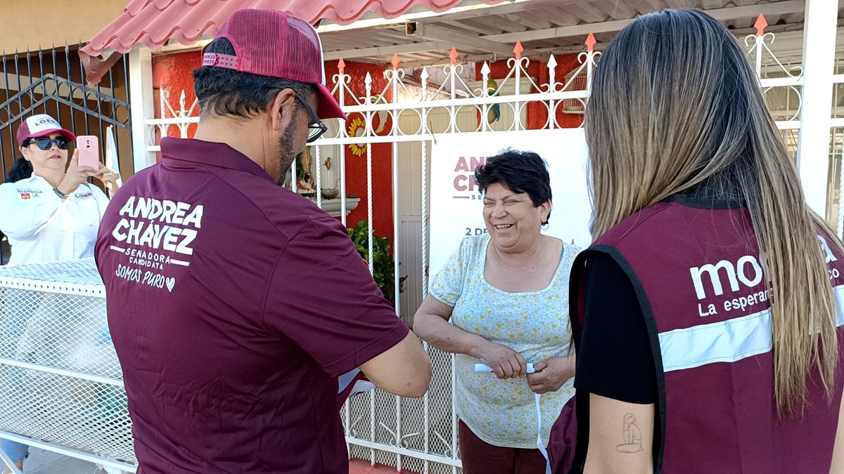 ¡Chihuahua capital se está llenando de la esperanza de México! Gracias a las y los chihuahuenses por su escucha, su apoyo y por no rajarse, porque nosotros tampoco nos vamos a rajar y seguiremos luchando por su bienestar.