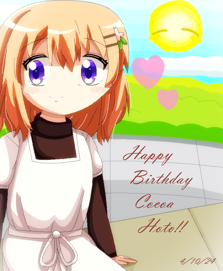 yay! happy birthday to the funny cawfee girl, cocoa hoto!! thank you for bringing smiles to so many faces all these years! 🎂💖💕💖💕🎉
#ごちうさ 
#gochiusa
#cocoahoto
#保登心愛
#保登心愛生誕祭2024 
#保登心愛誕生祭2024 
#保登心愛生誕祭
#保登心愛誕生祭 
#artwork 
#イラスト