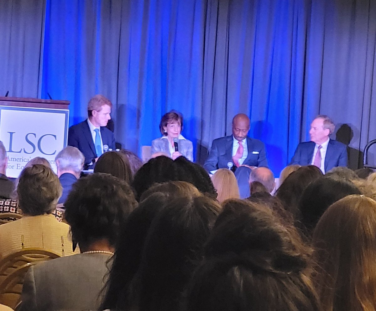 As a Texan, I am so proud of the work of Harriet Miers and the entire <a href="/LSCtweets/">Legal Services Corp.</a> Leaders' Council.  They use their valuable time and partnerships to make a huge difference.