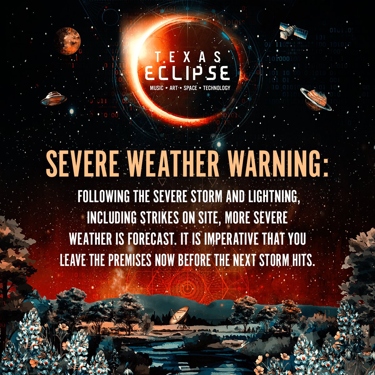 Texas Eclipse 2024 tweet media