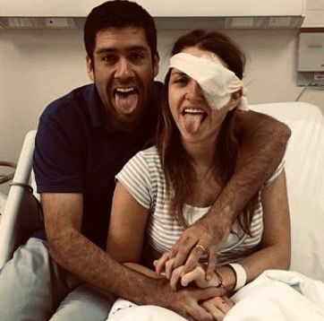 Maida, mi gran amiga de hace más de 20 años, hace cinco años fue diagnosticada con un Melanoma Uveal Ocular, lo que derivó en una cirugía en la que le extirparon el tumor y también el ojo.