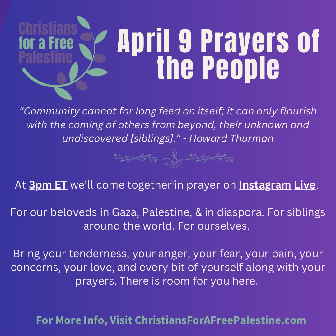 15 mins til Prayers of the People starts on our Instagram Live. 3pm ET/12pm PT Come with your prayers, your grief, and all else you may be feeling. You are welcome and have a place with us.