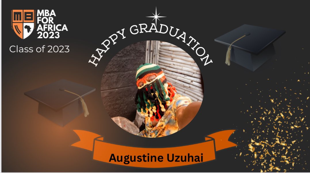 sonsbeatz_'s tweet photo. It’s been an amazing 9 months journey of learning, all thanks to @GodwinTom and all @mbaforafrica team for the wonderful opportunity. Am proud to be a student of #MBAForAfrica23 feeling more like a new born Son 🍾 https://t.co/PMa2l7H5SA
