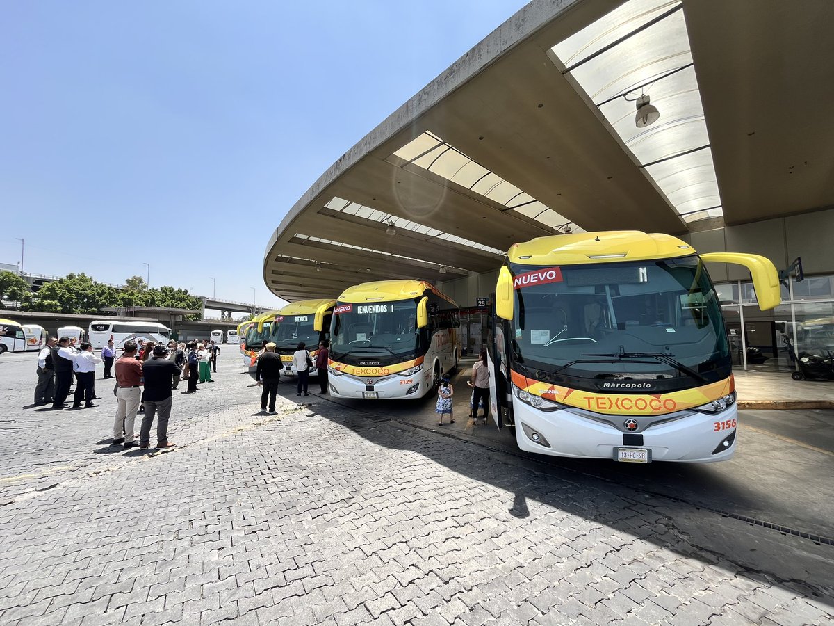 Nuevos #autobuses #texcoco @MOBILITYADO 13 #unidades @ScaniaMX @MarcopoloMexico de un lote de 69 @tuADO #naciontransporte #autotransporte