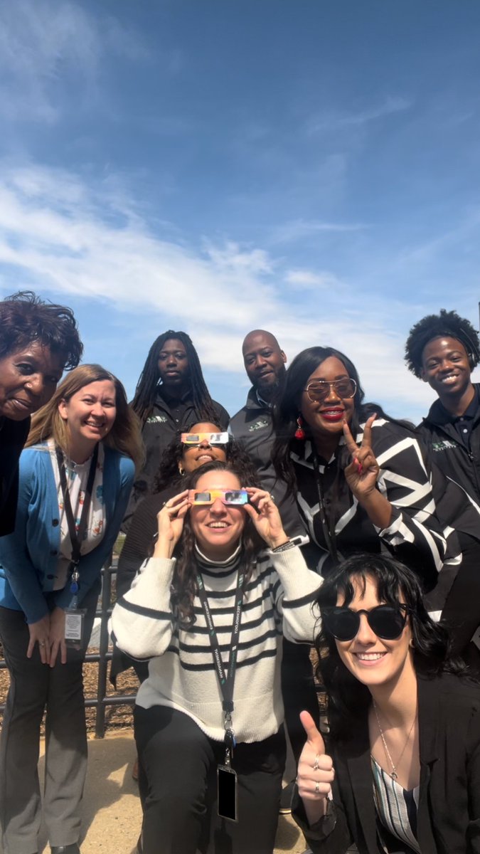 TIMESystemsLLC's tweet image. Who else caught yesterday&apos;s eclipse? 🌒
Team TIME took our meetings outside to experience the eclipse for ourselves- and it was amazing!
Share below where you watched from and what you saw. Did anyone get to experience the totality?
Let us know!

#Eclipse2024 #TEAMTIME