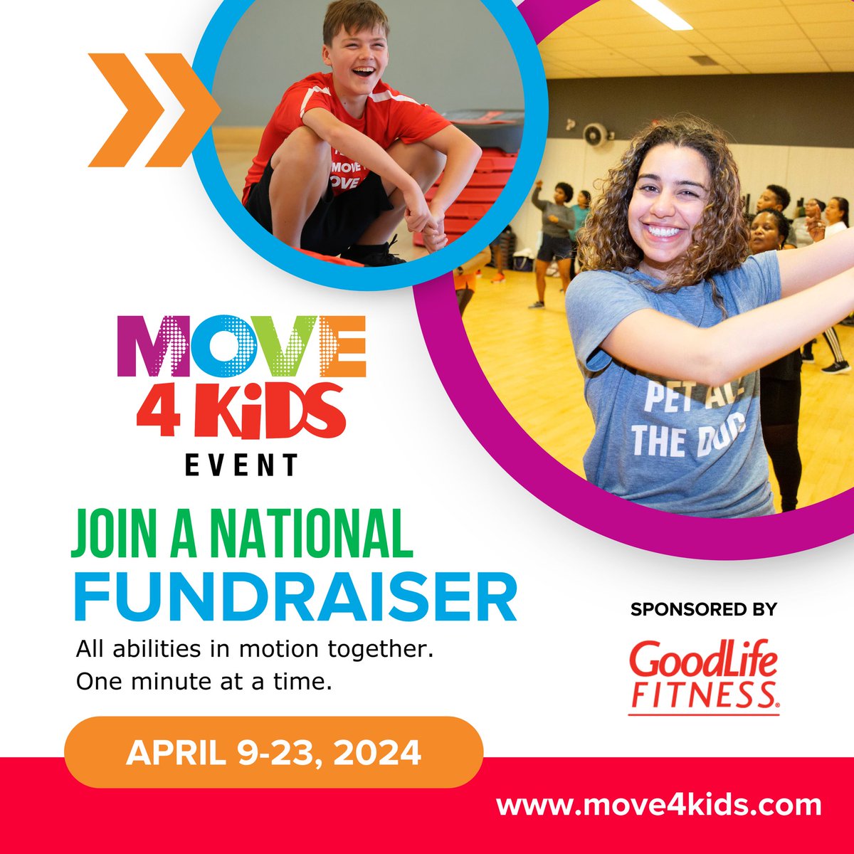 Starting TODAY! 🎉 Track your physical activity minutes to raise awareness and funds for youth with autism and intellectual disabilities in Canada from April 9 - 23!

Tag the friends you want to MOVE 4 Kids with -- EVERYONE is welcome.

Register today at move4kids.com