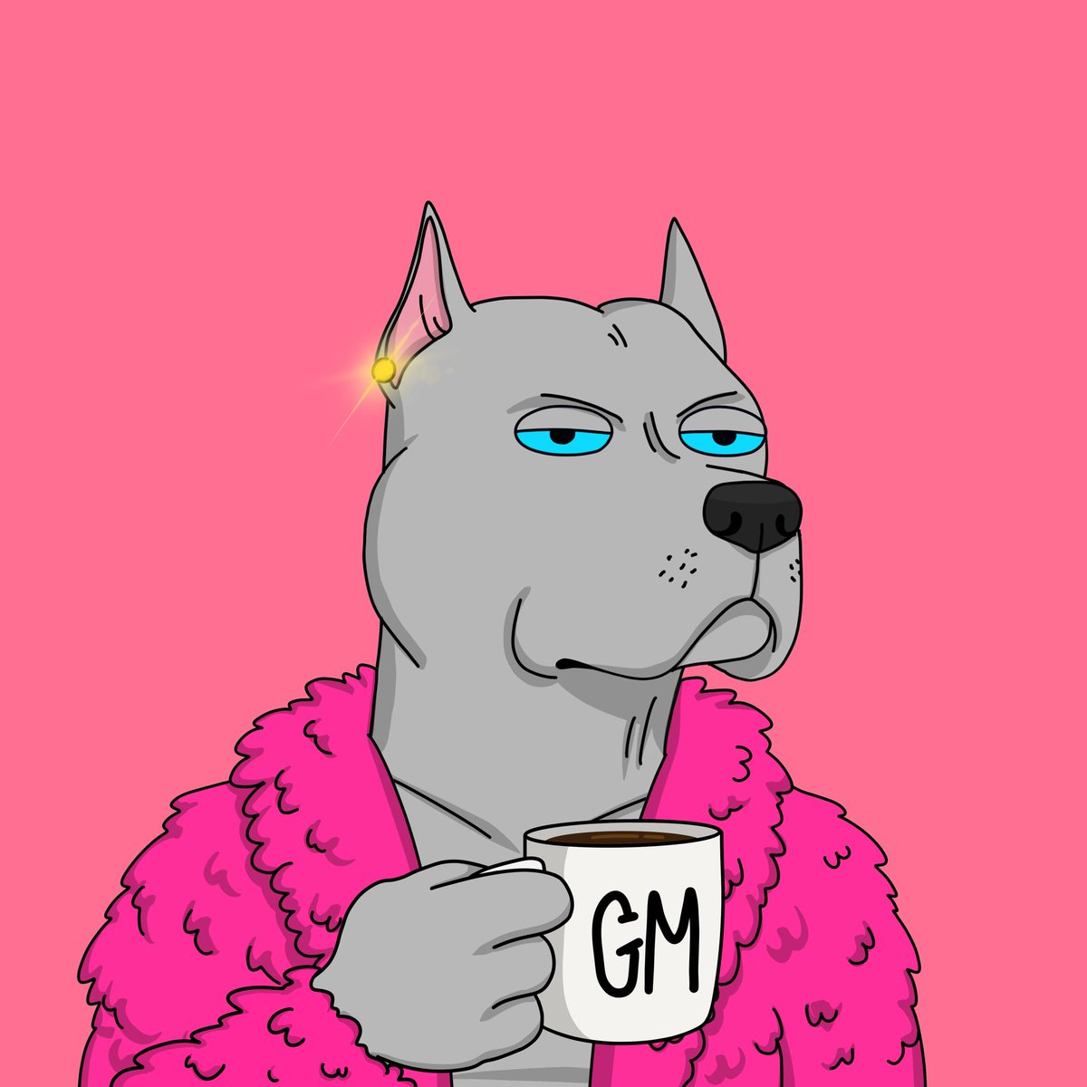 GM ☕️ 

This doggo is pretty much exactly what I look like in the morning before my first cup of <a href="/GutterMud/">GutterMud.eth</a> 😐 This was my PFP on X for a long time. Should I bring it back????

$gang <a href="/YugenLBS/">Yugen.</a> <a href="/GutterToken/">GutterToken.com</a>