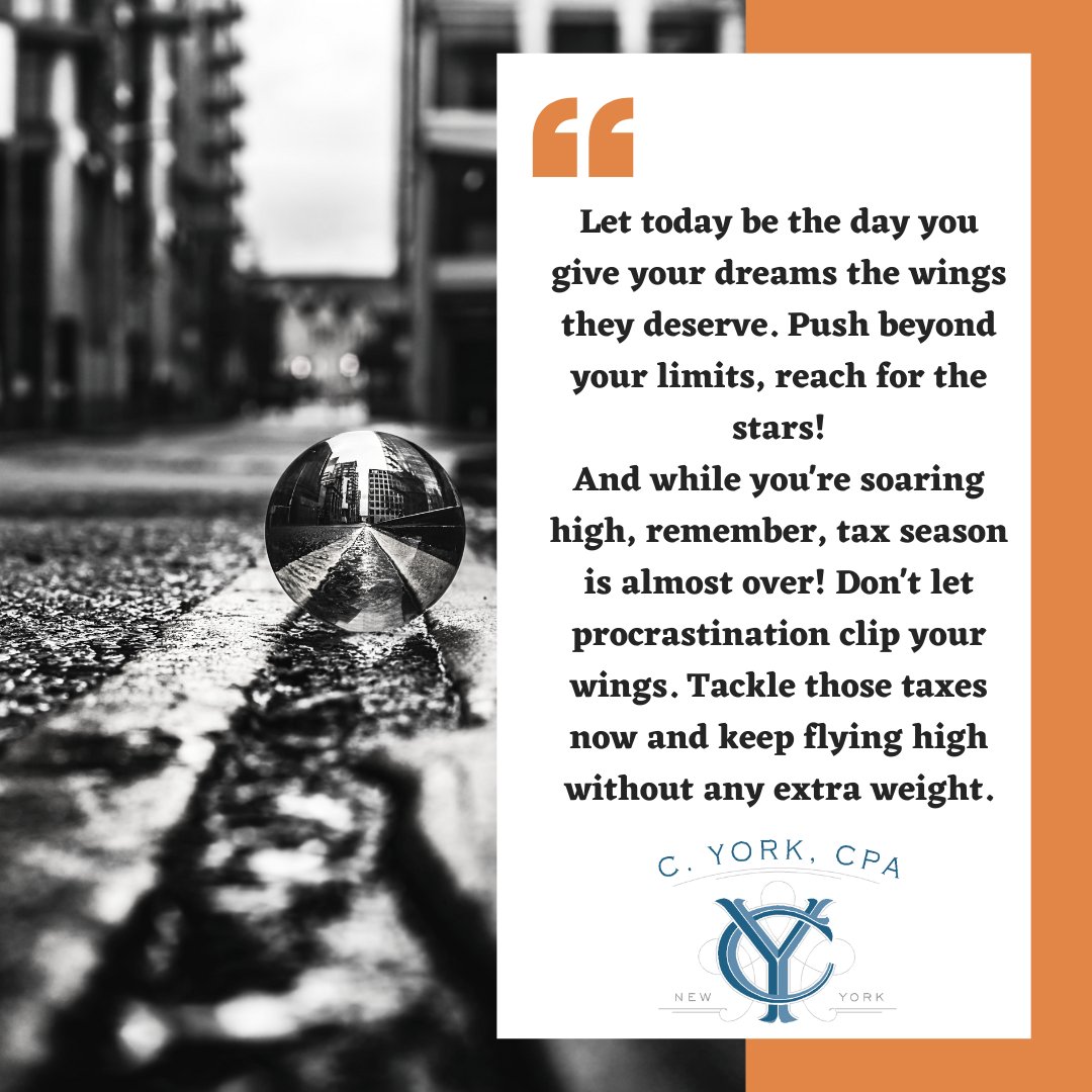 Take the first step by booking a consultation with us today!

Call us at: 212.353.8807 or email: chris@chrisyorkcpa.com

#Accounting  #taxseason2024 #nyc  #CPA