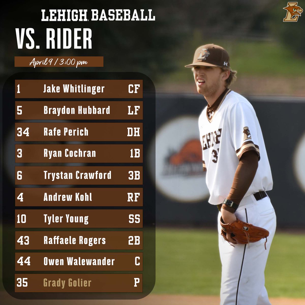 Here's how we're lining up for today's Liberty Bell Classic clash! 📺 bitly.ws/3hHch #GoLehigh