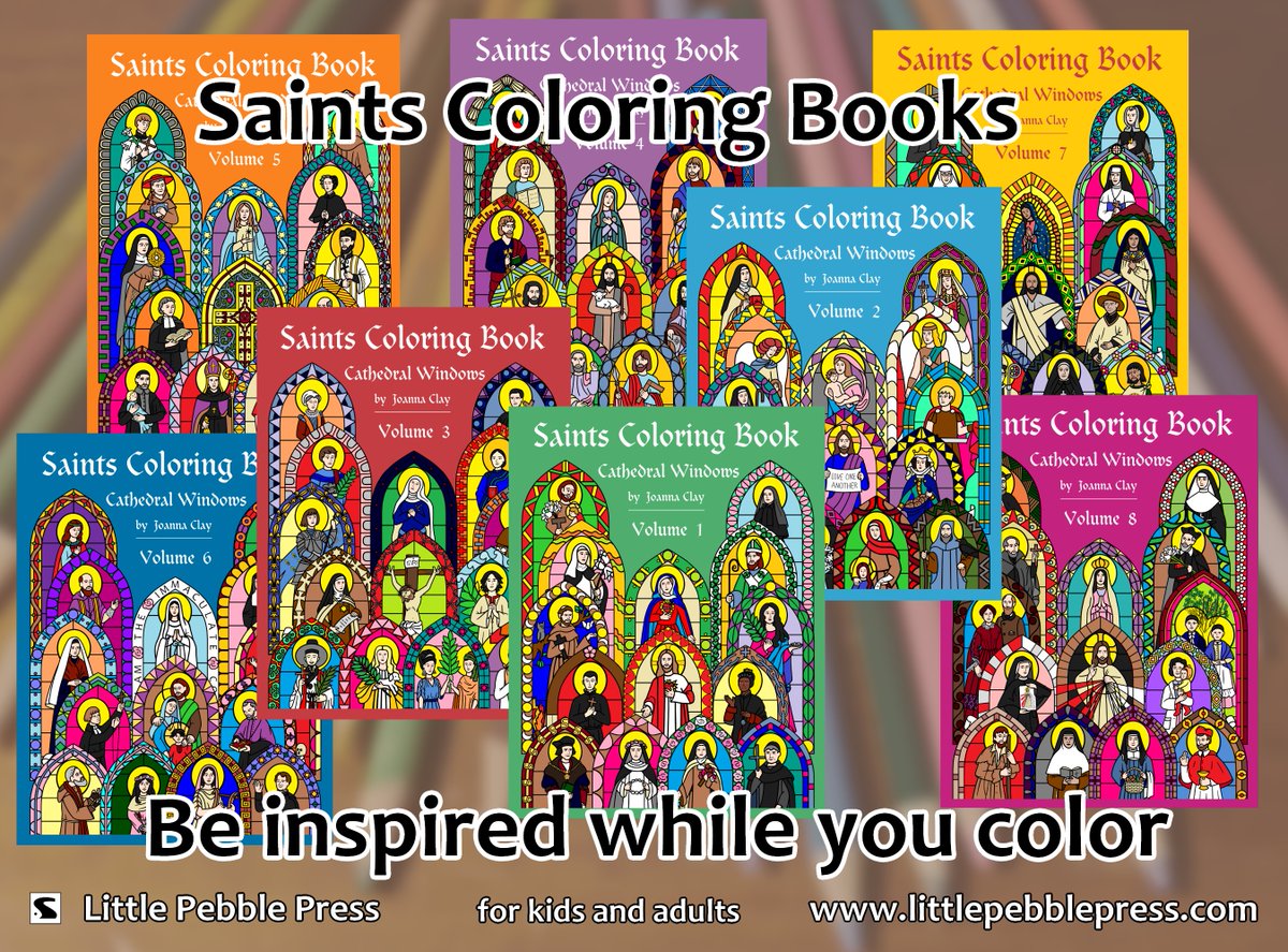 Be inspired while you color 

USA amazon.com/dp/B08VJHTLL1
CA amazon.ca/dp/B08VJHTLL1
UK amazon.co.uk/dp/B08VJHTLL1

#coloringbook #CatholicSaint #PatronSaint #ConfirmationGift #CatholicFamily #FirstCommunion #CatholicKids #CatholicGifts #giftideas #ReligiousGifts