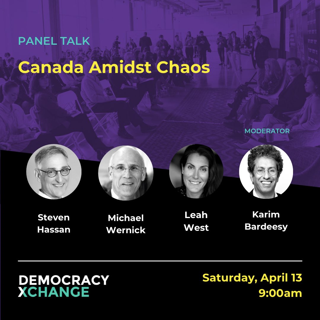 Honored to be speaking with this esteemed group in Toronto, Saturday, April 13th 9a EST. Connecting, celebrating and equipping people who are taking action to strengthen democracy and civil society. Democracy XChange #DXC24 @leahwest_nsl @dxcsummit #dxc24