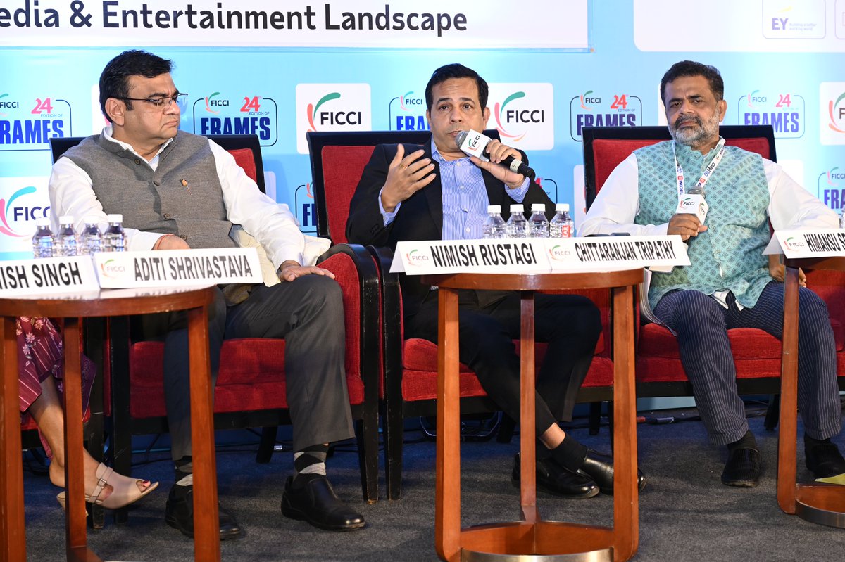 #FICCIFRAMESLEAP
'When we envision #VikasitBharat, it hinges on embracing our cultural essence, our literature, language, and everything that defines us. In every form of art, there must be a strong connection to our core culture.'
~Mr. Chittaranjan Tripathy, @nsd_india Director