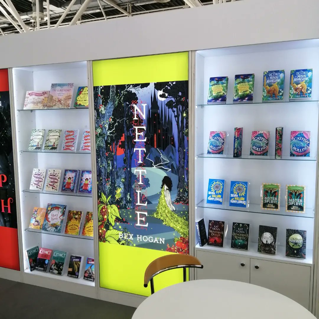 Incredible to see NETTLE looking so fabulous on the @_ZephyrBooks stand at Bologna Book Fair! All hail @iamlaurael for that exceptional artwork! 😍😍😍