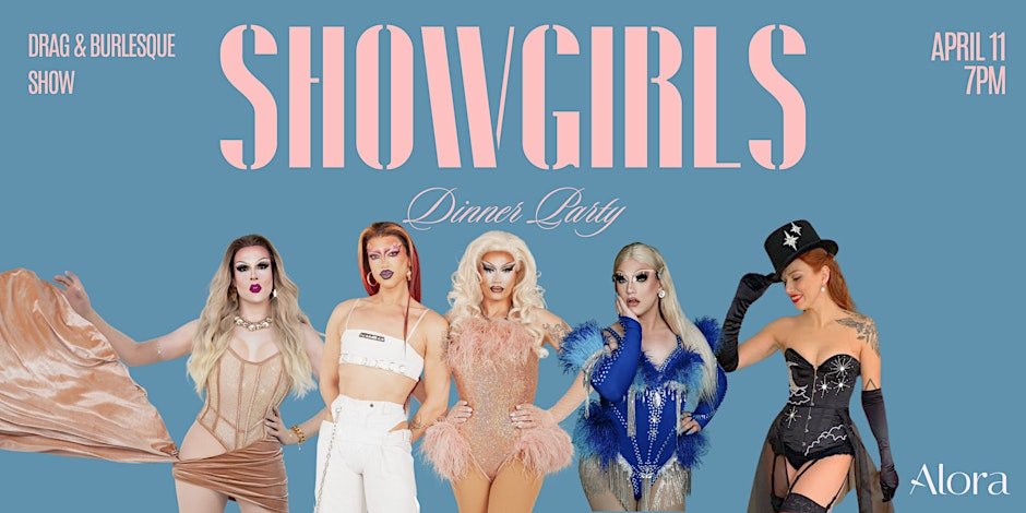 Looking for an UNFORGETTABLE DINNER PARTY in #ottawa? Welcome to ✨SHOWGIRLS at @aloraottawa! ✨ Eat, drink, laugh, be merry as you enjoy drag & burlesque entertainment from your hosts @saltinashaker @sunshineglitterchild and guests! 𝐓𝐢𝐜𝐤𝐞𝐭𝐬: eventbrite.ca/e/showgirls