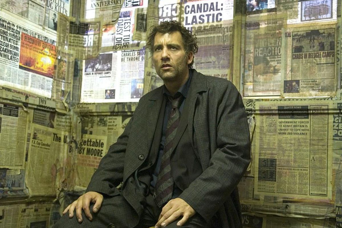 In 2027, in a chaotic world in which women have somehow become infertile, a former activist agrees to help transport a miraculously pregnant woman to a sanctuary at sea. See Clive Owen in Alfonso Cuarón's CHILDREN OF MEN on Sunday 5th May! 🎟️ bit.ly/2zXdkvy