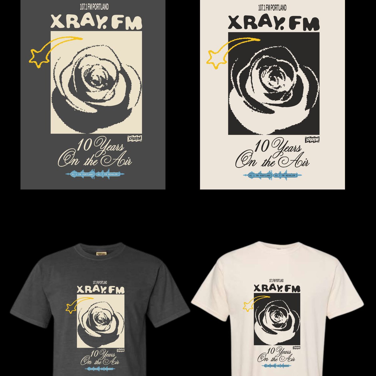 💥 You like T-shirts? Same. So we give you T-shirts, this time designed by the talented Erika Nathanielsz! Head to xray.fm for all the deets on the Spring Drive!