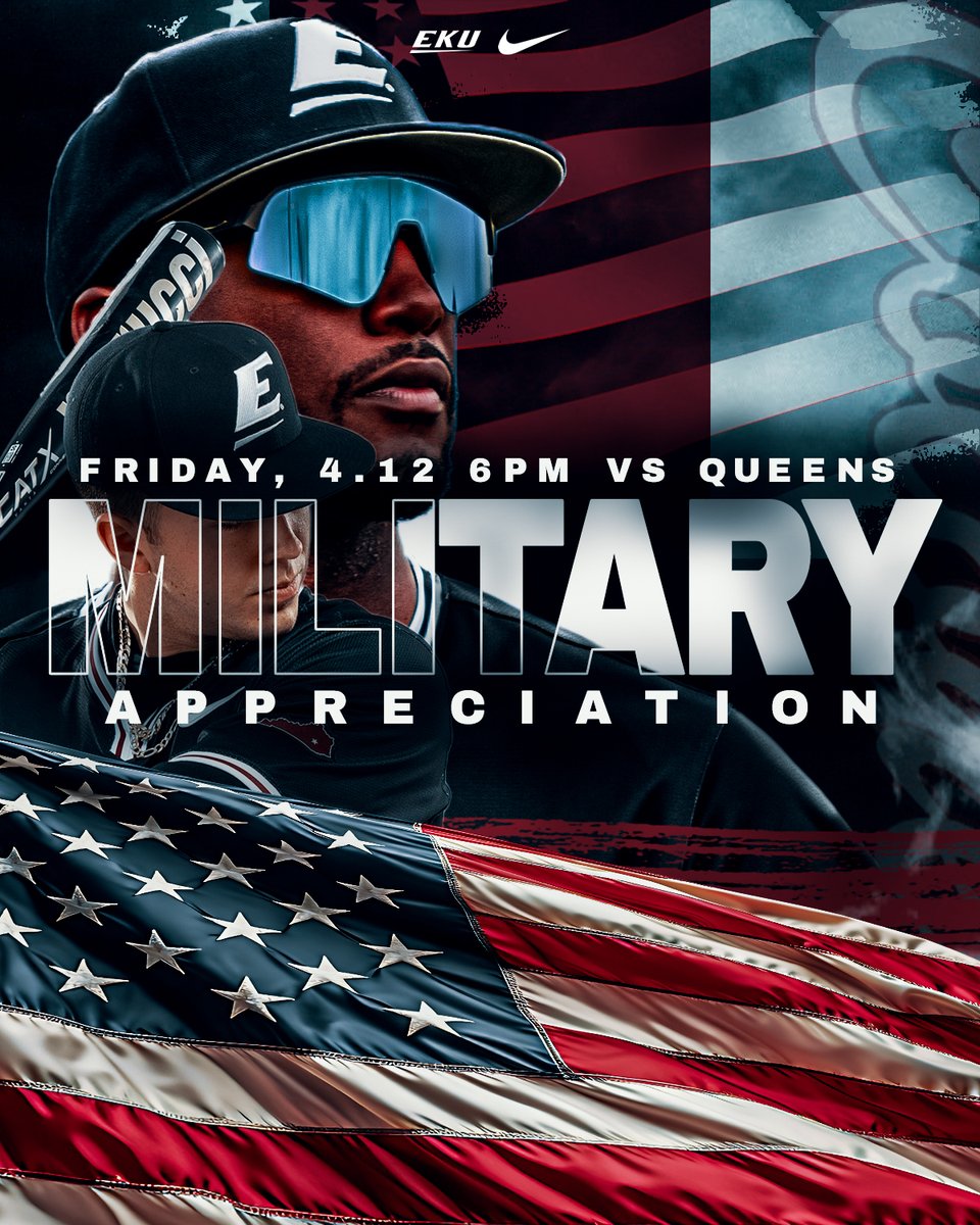Friday will be Military Appreciation Night at Earle Combs Stadium!

All active duty, retired or veteran members of any military organization can receive 2 FREE tickets.
Redeem here 👉bit.ly/3PVrIh3