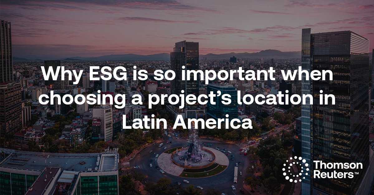 TRIExecutives's tweet image. To evaluate the most suitable location option for a new project in #LatinAmerica, investors must not only consider the differences in #Tax and #LaborLaws from country to country, but also the varying #ESGRequirements and opportunities: ow.ly/TRFz50Rblii

#TRInstitute