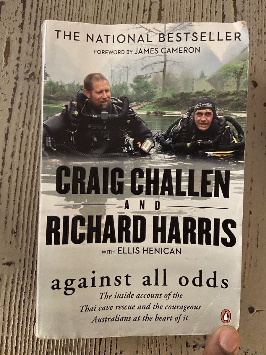 ASDGPMe's tweet image. I rarely read books nowadays, except when I’m on holiday. But a year after importing this book from Oz, I’ve managed to read it &amp;amp; it’s a fascinating &amp;amp; engrossing read! Dr Craig Challen &amp;amp; Dr Richard Harris give their own POV of the ‘nerve-wracking’ true story.
