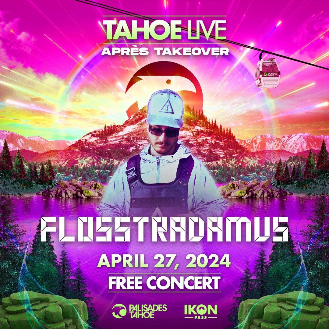 🎶 Spring Tracks Concert featuring @FLOSSTRADAMUS 🎶 Our annual @ikonpass Spring Tracks concert series continues with a FREE performance by Flosstradamus on the KT Deck from 2-5pm on Saturday, April 27th‼️ More info: content.palisadestahoe.com/events-and-act…