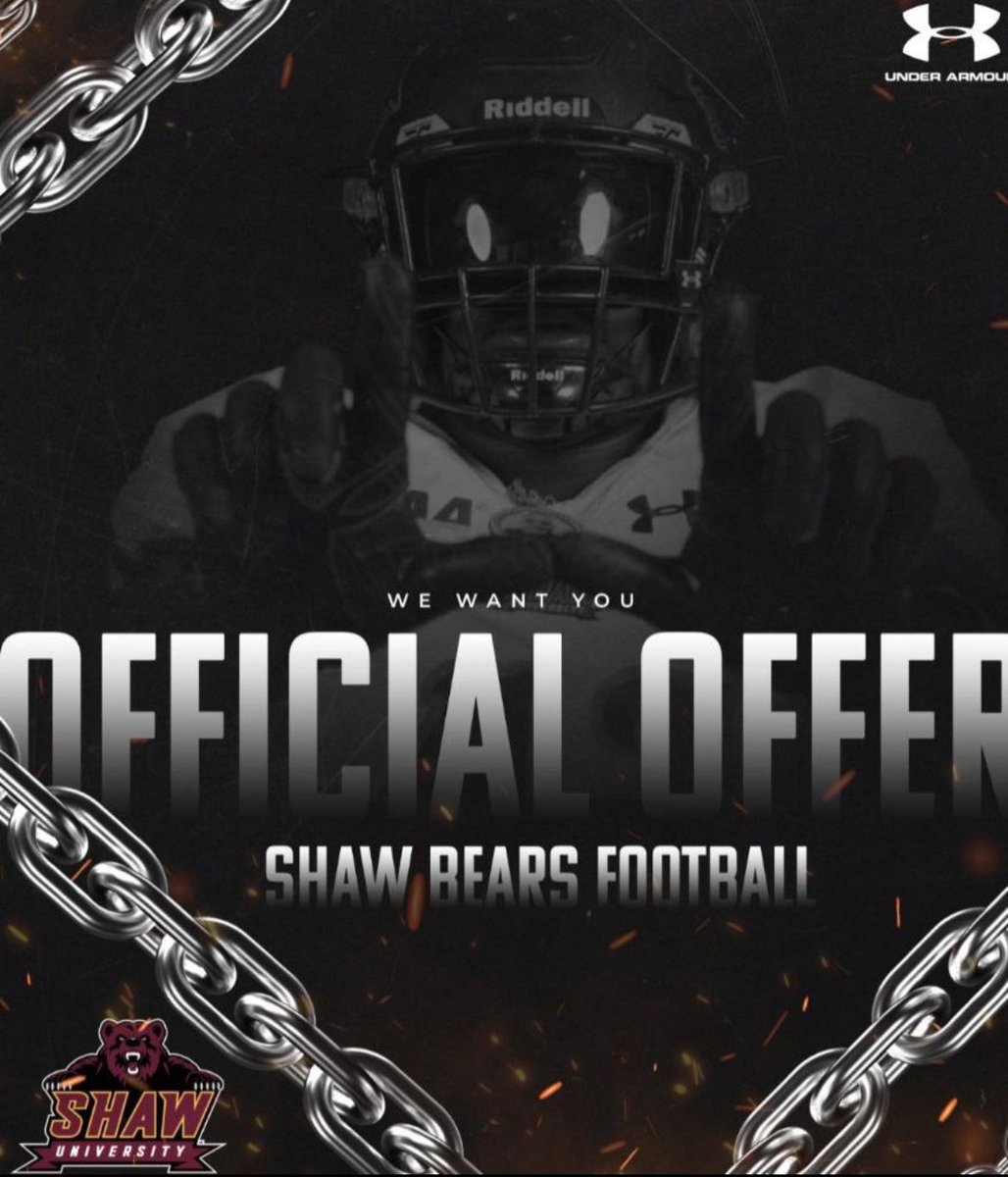 Qai Smith (@qaismith) on Twitter photo After a great talk with <a href="/CoachReid74/">Eric Reid</a> I was extremely blessed to say I have received an offer from Shaw university. #AGTG <a href="/CoachO60/">Devone Yelverton</a> <a href="/Immanuel_Pride/">Coach Pride, M.A.</a> <a href="/CoachGriffith97/">Coach AG</a> After a great talk with <a href="/CoachReid74/">Eric Reid</a> I was extremely blessed to say I have received an offer from Shaw university. #AGTG <a href="/CoachO60/">Devone Yelverton</a> <a href="/Immanuel_Pride/">Coach Pride, M.A.</a> <a href="/CoachGriffith97/">Coach AG</a>