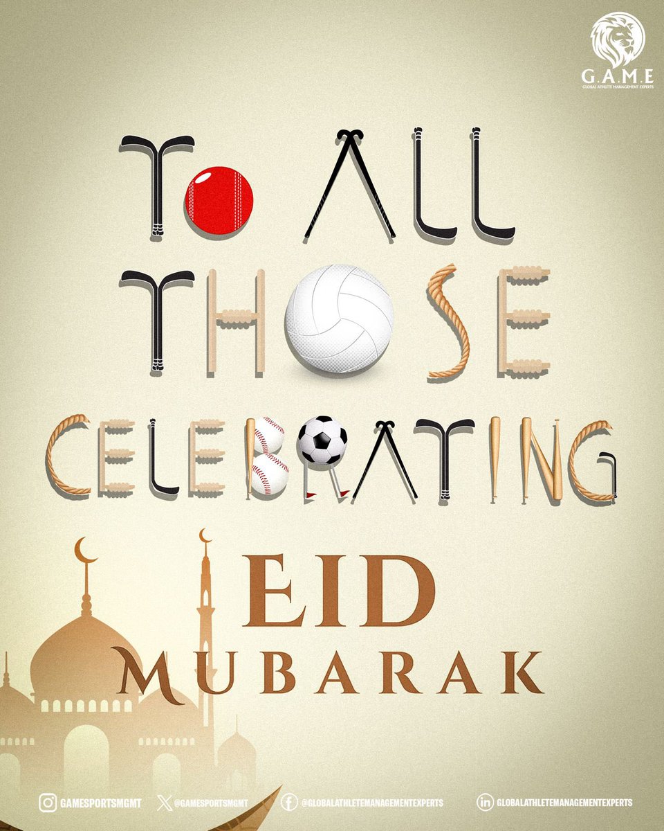 To all Muslims around the globe we wish you a very happy #EidMubarak from the GAME family 🫶🏽❤️ #IamGAME #EidUlFitr #Eid2024 #Festival